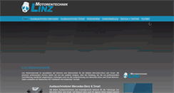 Desktop Screenshot of linz-motorentechnik.de